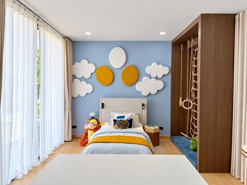 ขายบ้านเดี่ยว 3 ชั้น มีลิฟต์ส่วนตัว ปรีชา ราม 3 ราษฎร์พัฒนา ลาดกระบัง 66.6 ตร.ว. 453 ตร.ม. 4 นอน 5 น้ำ บ้านใหม่ เฟอร์ครบ 16
