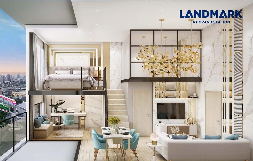 ขายดาวน์ คอนโด ห้อง 2 ชั้น เพดานสูง 4.2 เมตร 2 ห้องนอน 2 ห้องน้ำ 49.50 ตรม. 1