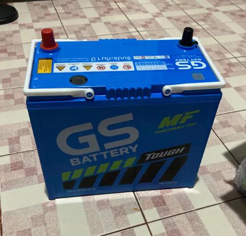 แบตเตอรี่รถยนต์ GS Battery 46B24L 2