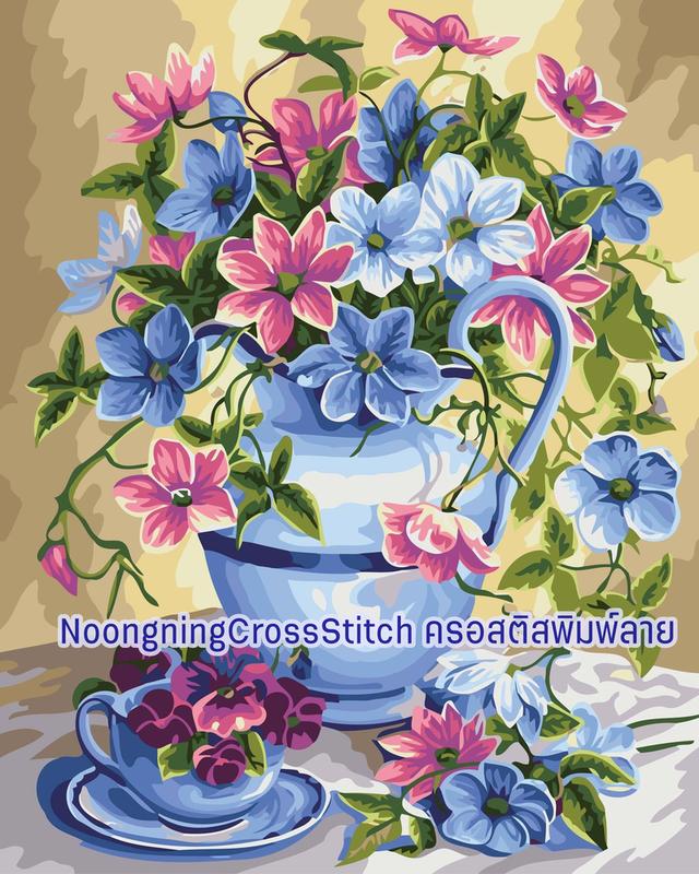 ร้าน Noongning Cross stitch ครอสติสพิมพ์ลาย จำหน่ายอุปกรณ์ครอสติส ภาพติดเพชร419 3