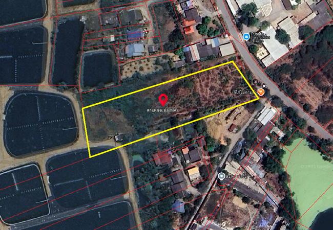ขายที่ดิน ดอนตูม นครปฐม ใกล้โรงพยาบาลดอนตูม เนื้อที่ 4-3-91.7 ไร่ 1