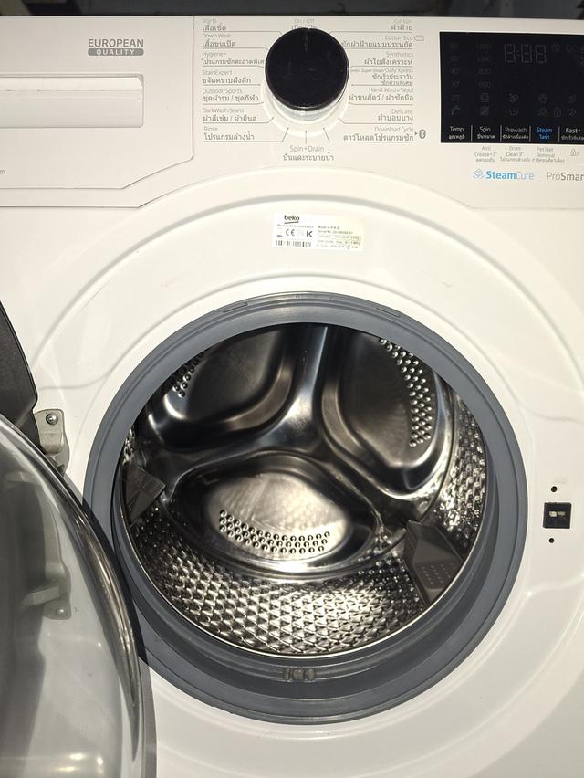 เครื่องซักผ้าพร้อมใช้งานได้ทุกระบบ  สามารถต่อ บลูทูธ มีกำลังรอบมอเตอร์สูง 1200rpm ซักได้สะอาด เครื่องเงียบกริ๊บ มีโปรแกรมซัก 17 ปรแกรม สินค้าอยู่ สุขุ 6