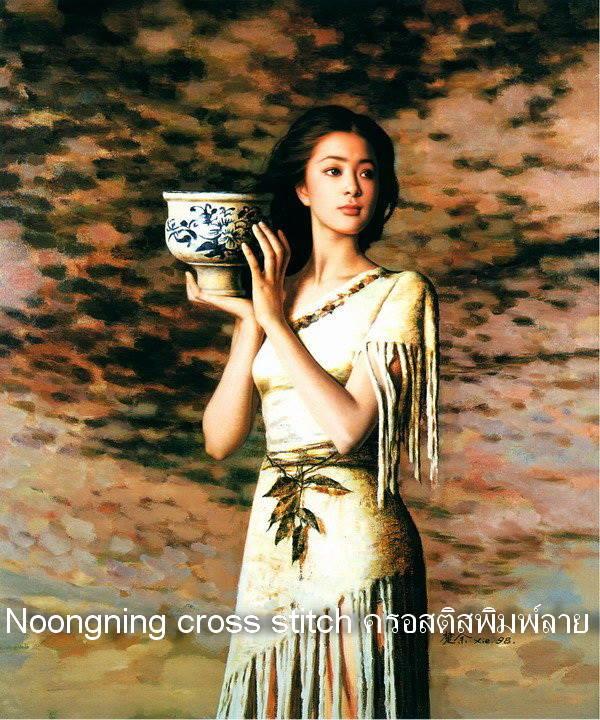 ร้าน Noongning Cross stitch ครอสติสพิมพ์ลาย จำหน่ายอุปกรณ์ครอสติส ภาพติดเพชร1832 3