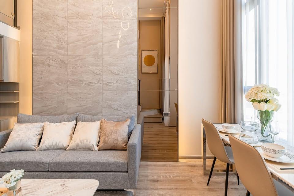 คอนโด 2 ชั้น ม.เกษตร เช่า Knightsbridge เกษตร โซไซตี้ 7