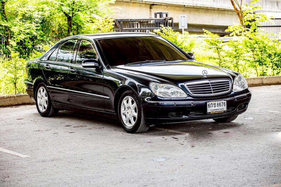 Benz S280 Sedan ปี 2001 สีน้ำเงิน สวยสภาพดีมาก 3