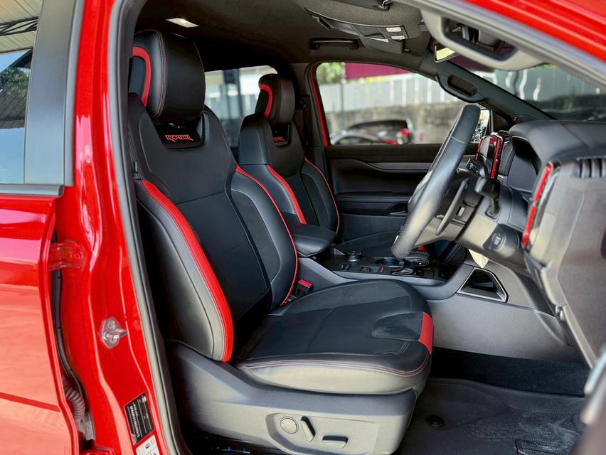 ปี 2022 FORD RANGER, 3.0 RAPTOR ECOBOOST 4WD โฉม DOUBLE CAB สีส้ม สวยจัดๆ เกียร์ออโต้ 10 สปีด เครื่องเบนซินล้วน 17