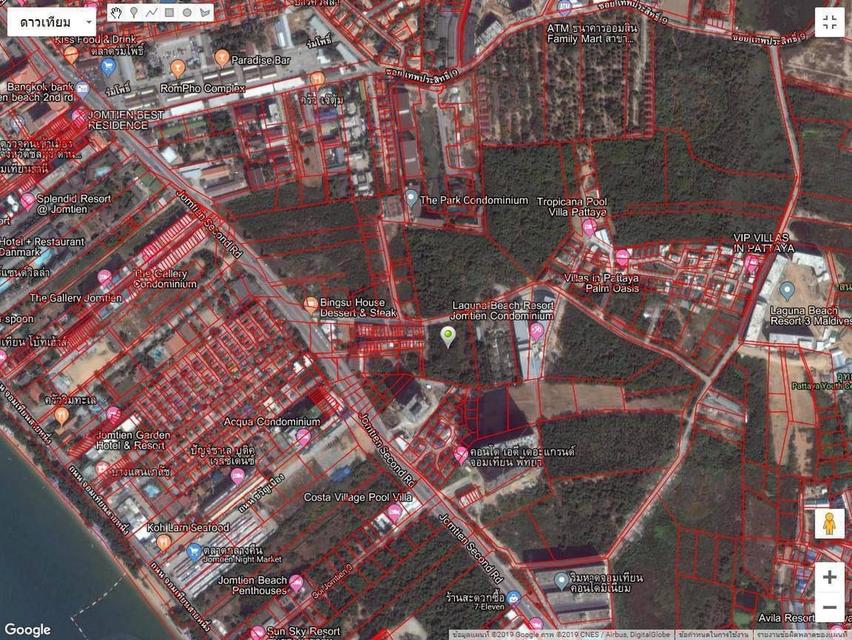  ขายที่ดิน 5 ไร่ 55 ตร.ว. – จอมเทียน สาย 2 พัทยา 6