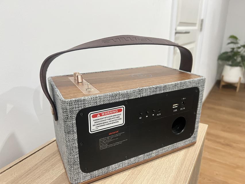 ลำโพง aiwa  รุ่น Wellington Bluetooth speaker  1