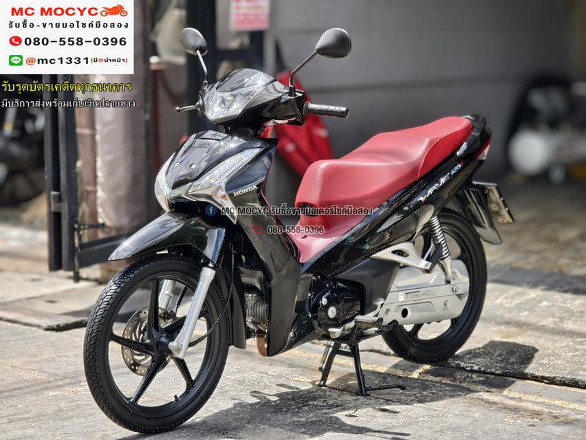 Wave 125i 2021  รุ่นTopล้อแมคสตาดมือ รถบ้านมือเดียว เล่มเขียวชุดโอนครบ No1202    2