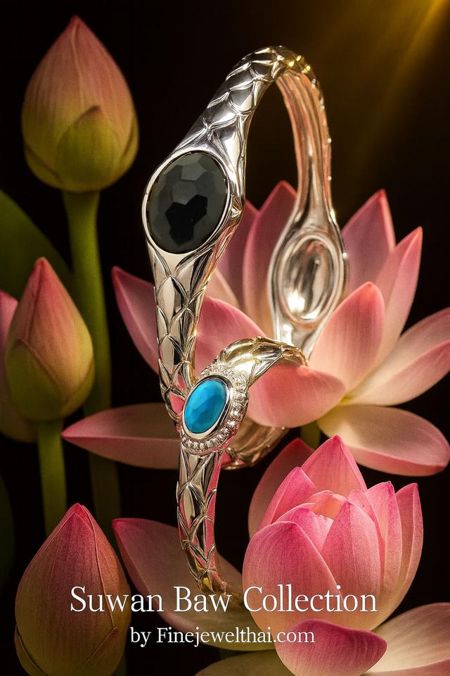 Finejewelthai ชุดเครื่องประดับ ลายบัว Suwan Collection