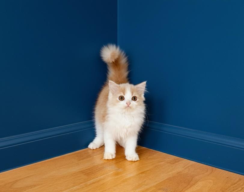 ขายแมวสก็อตติชโฟลด์แท้ฟอร์มหน้าหมีๆอายุ 3 เดือนพร้อมย้าย