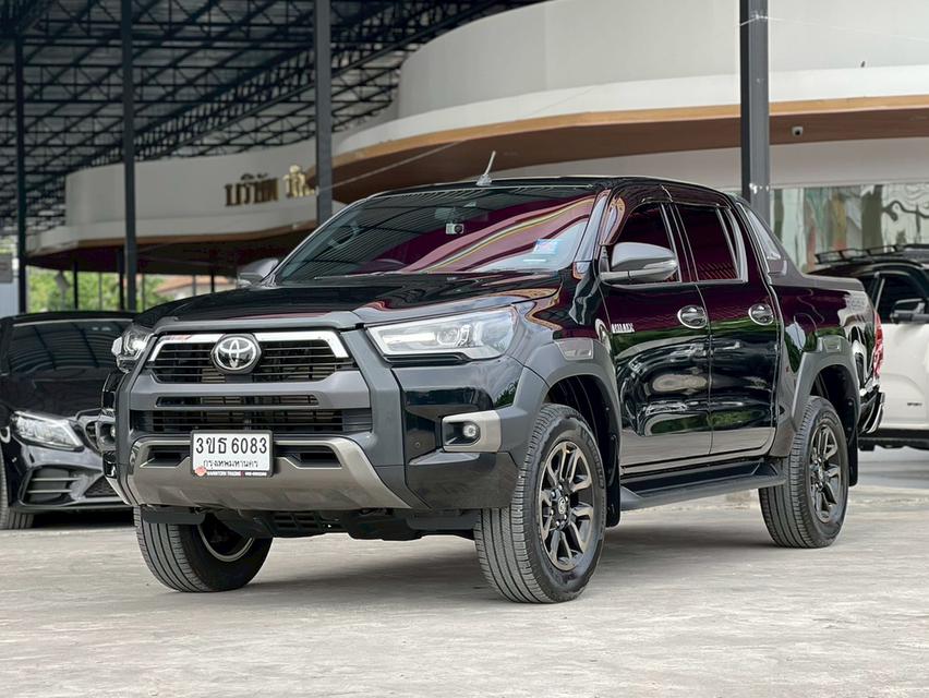 ปี 2021 TOYOTA HILUX REVO 2.4 ROCCO PRERUNNER DOUBLE CAB สีดำ เกียร์ออโต้ ขับ2ไมล์แท้ 50,935 km.