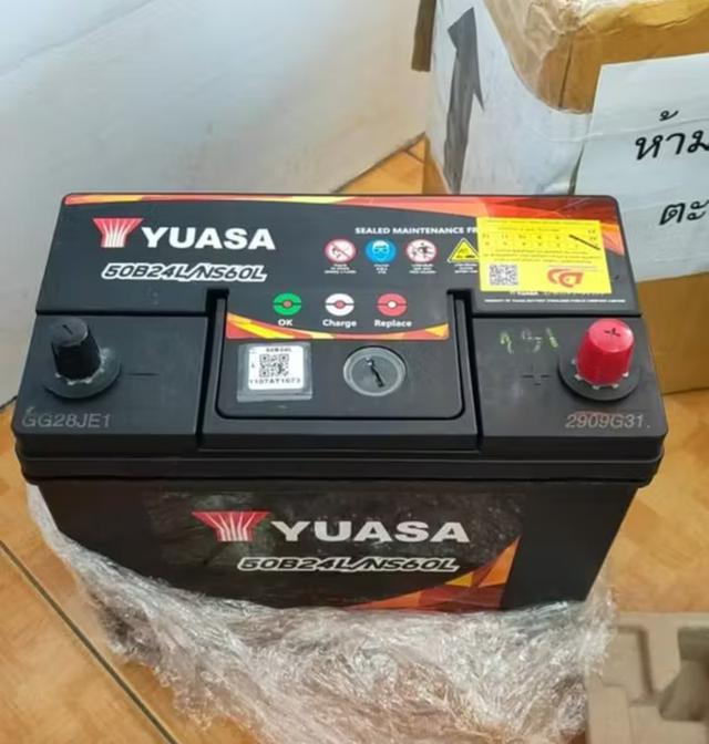 แบตเตอรี่ Yuasa รุ่น 50B24R สำหรับรถเก๋ง 1