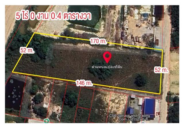 ขายโกดัง/โรงงานสร้างใหม่ศรีราชาสีม่วงลาย 5 ไร่ ขนาดโกดัง2,610ตรม. ใกล้นิคมอีสเทอร์ซีบอร์ด-8กม. อ.บ่อวิน จ.ชลบุรี 8