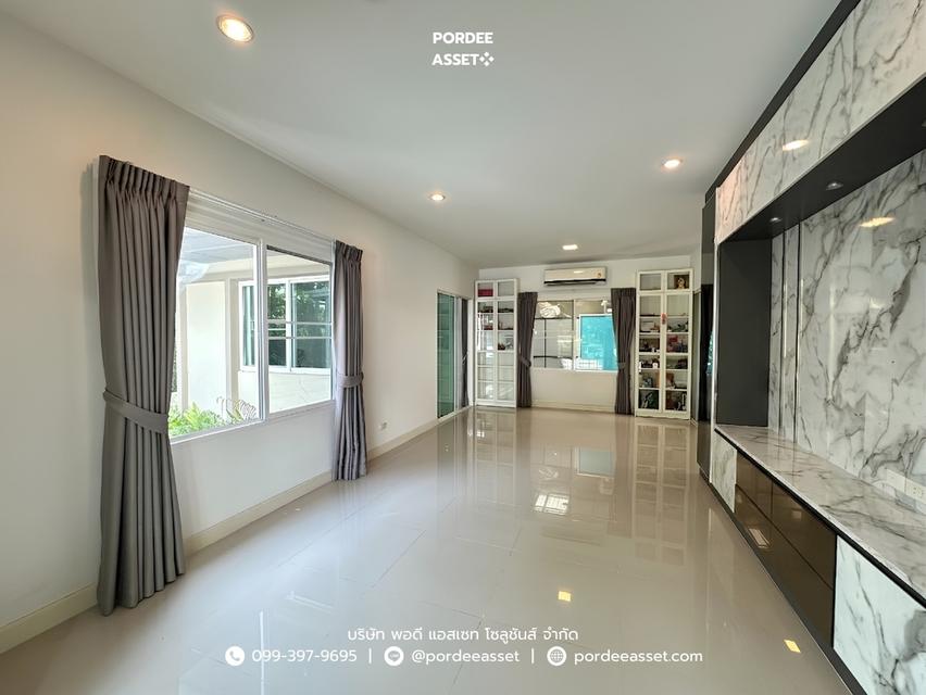 คณาสิริ ชัยพฤกษ์-วงแหวน ถ.บางกรวย ไทรน้อย (หลังริมติดสวนโครงการ จอดรถ 3 คัน ต่อเติมครบ บิวท์อินจัดเต็ม) : Kanasiri Chaiyaphruek-Wongwaen 4