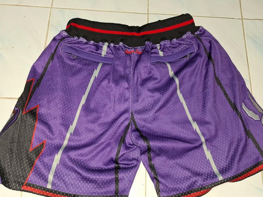 กางเกงบาสMitchell & Ness 1998/99 Toronto Raptors Swingman Men Shorts - Purple รูปที่ 2