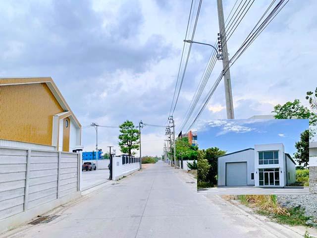 โชว์รูม ขายโกดัง 402ตร.ม. สนามบินสุวรรณภูมิ 3.5 กม.กรุงเทพกรีฑา ร่มเกล้า 3 กม. ฉลองกรุง ARLลาดกระบัง 3.1กม.ตลาดหัวตะเข้ใ