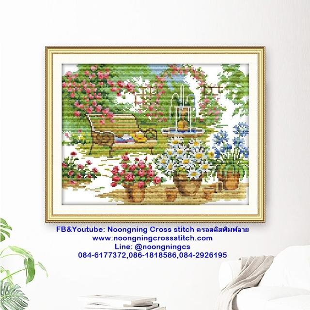 ร้าน Noongning Cross stitch ครอสติสพิมพ์ลาย จำหน่ายอุปกรณ์ครอสติส ภาพติดเพชร1776 13