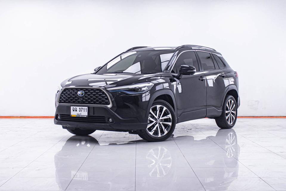 รถยนต์ TOYOTA COROLLA CROSS 1.8 HYBRID PREMIUM SAFETY 2021 รหัสรถ 1F858 โทร 0876959999 เจมส์