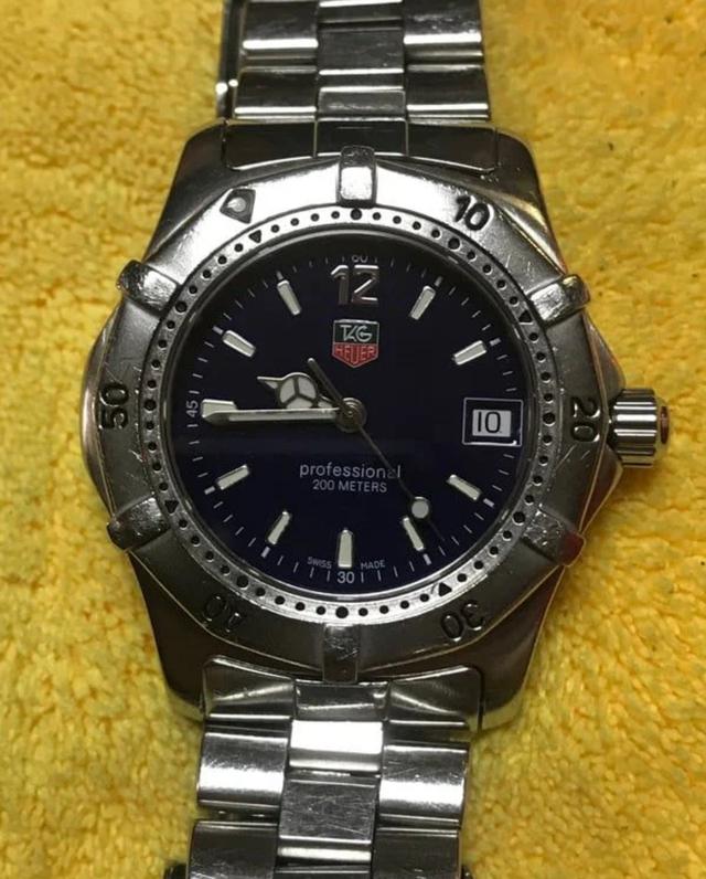 Tag Heuer บอยไซด์หน้าน้ำเงินสภาพดี 1