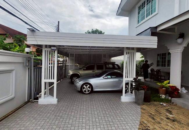 ขายบ้านเดี่ยว หมู่บ้านสัมมากร รามคําแหง 112 สะพานสูง กรุงเทพ เนื้อที่ 66 ตร.ว. 2 ชั้น 3 นอน 4 น้ำ 3