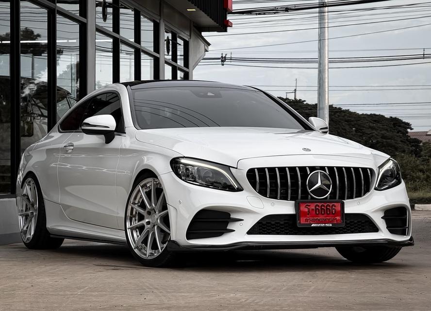 รหัสรถ MCA6666 Mercedes-Benz C 200 COUPE AMG FL 2.0 ปี 2022 จดทะเบียน 2023 | ชุดแต่ง FULL CARBON ล้อ G-FORGED รูปที่ 3