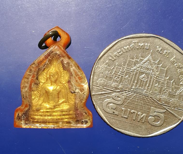รูป เหรียญพระพุทธชินราช เก่า กะไหล่ทองเต็ม เลี่ยมโบราณ 4