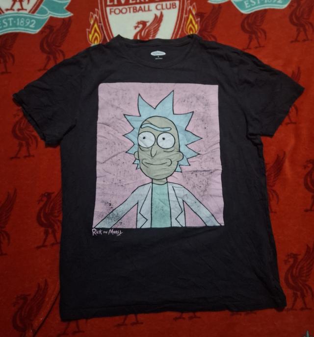 เสื้อผ้ามือสองภาพการ์ตูนรูปของ Rick and MoRty.