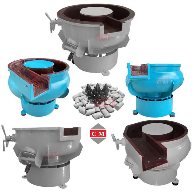 จำหน่าย เครื่องขัดผิวโลหะแบบเขย่า แบบมีสะพานและไม่มีสะพานแยกชิ้นงาน  2