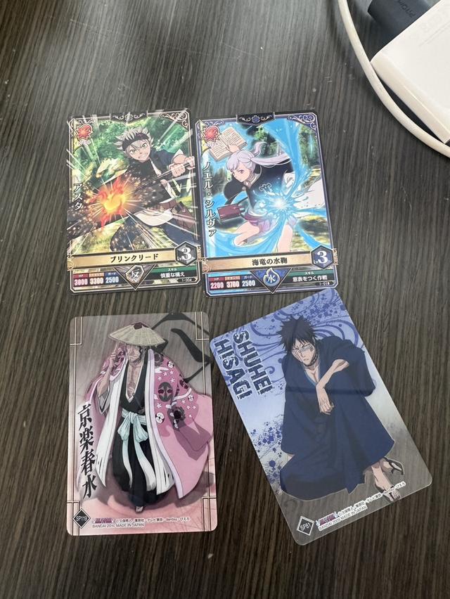 การ์ดอนิเมะ Black Clover กับบลีชเทพมรณะ