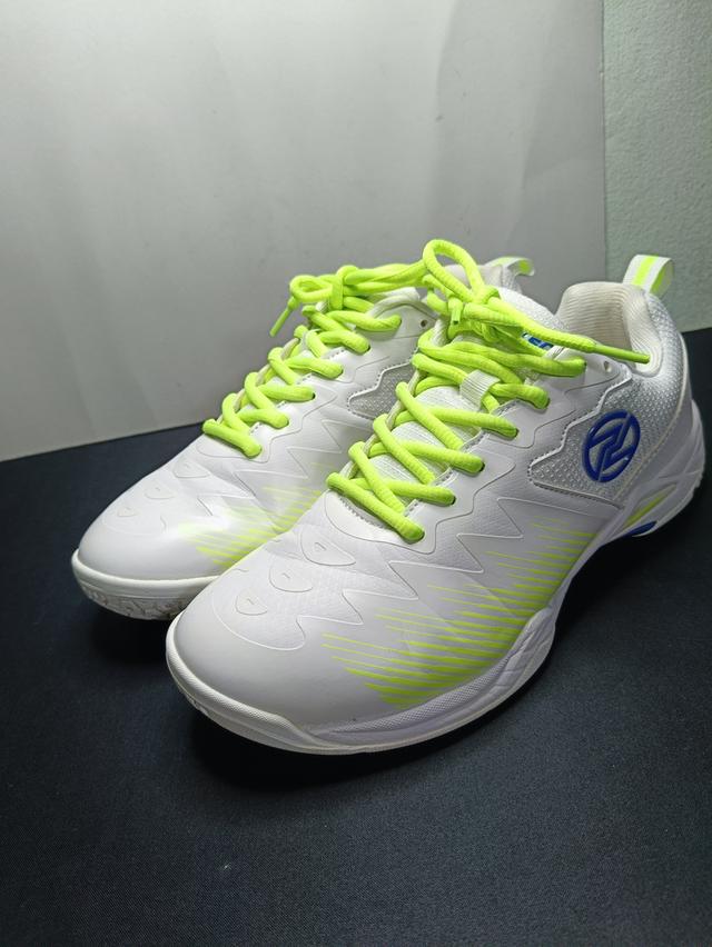 รองเท้าแบดมินตัน Protech Predator XP สีขาว-เขียวเลมอน ไซส์ 38 / 24cm รูปที่ 7