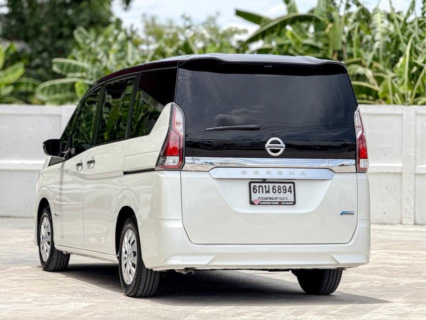รหัสรถ WRT6854 2017 NISSAN SERENA HYBRID 2.0 X สีขาว 3