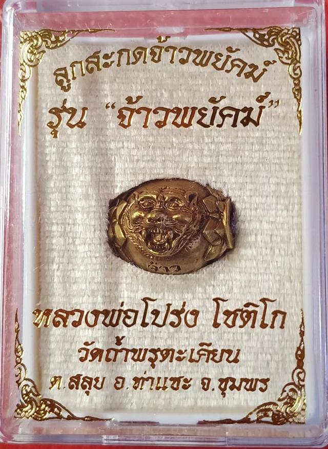 Luk Sakod Jao Payak – Tiger Guardian Amulet (Bell Metal, Dark Patina)