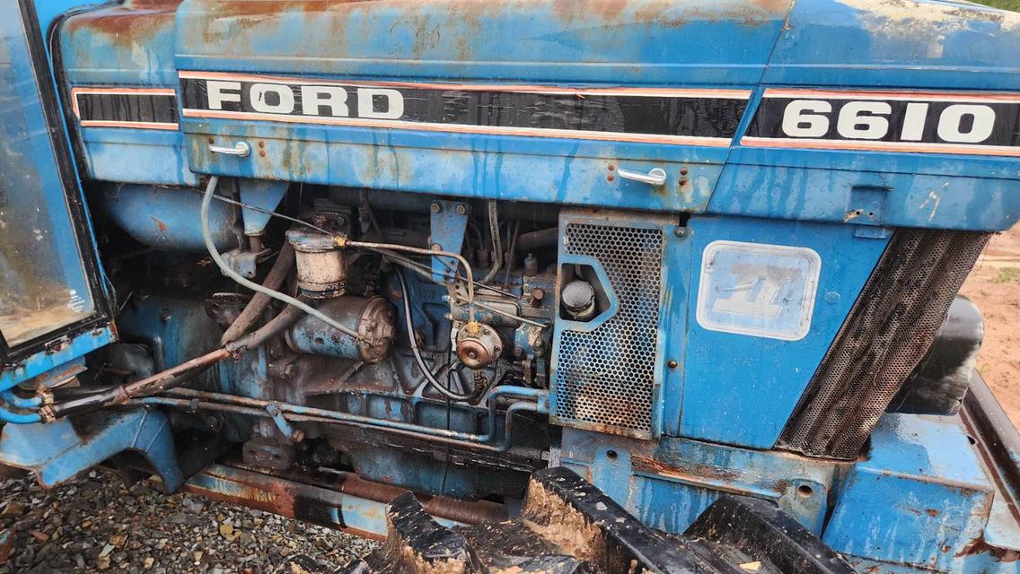 รถไถนา แทรคเตอร์ FORD 6610 ตู้เก๋ง 4WD มี low-high เสื้อลาย เก่าญี่ปุ่นแท้ พร้อมใช้ 8