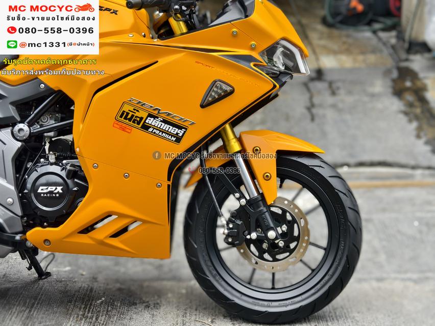 Gpx Demon Gr 150r 2019 เลขไมล์ 1000กิโล รถบ้านเครื่องท่อเดิม เล่มเขียวชุดโอนครบ  No1073 13