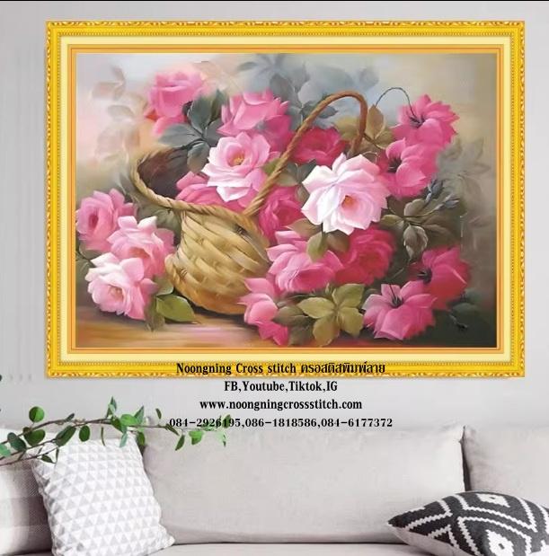 ร้าน Noongning Cross stitch ครอสติสพิมพ์ลาย จำหน่ายอุปกรณ์ครอสติส ภาพติดเพชร43 5