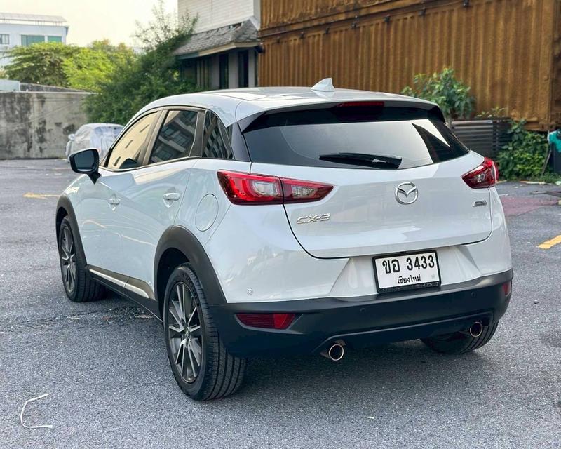 รหัสรถ QT3433 Mazda CX-3 2.0S Skyactiv เกียร์ออโต้ สีขาวพิเศษจาก Mazda ปี 2015 8