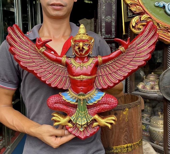 ครุฑสำนักงาน พญาครุฑแขวนผนัง ขนาด50x50cm
