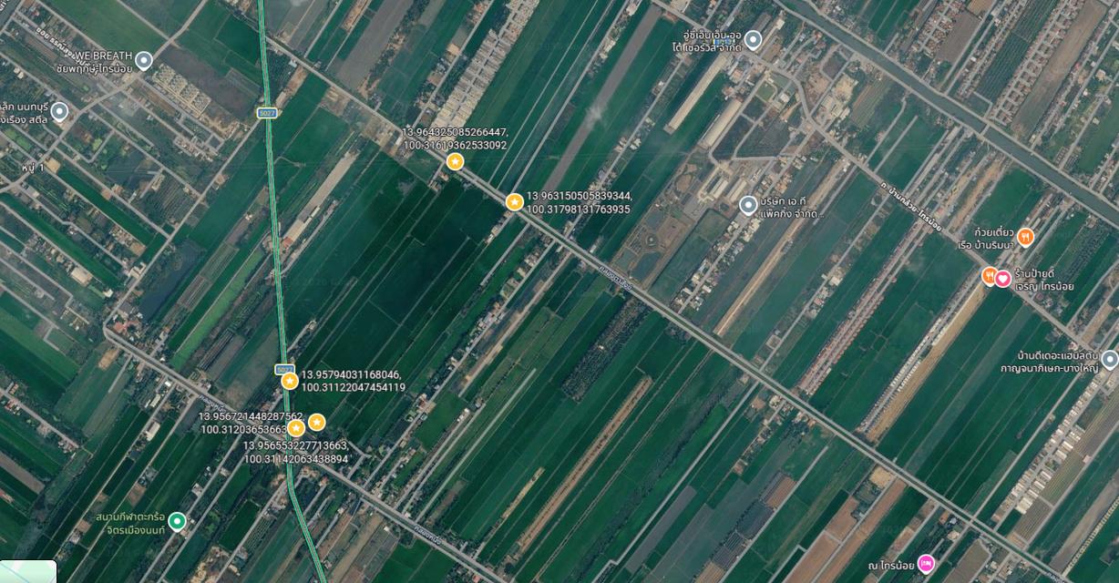 ขายที่ดิน 115 ไร่ ไทรน้อย ใกล้มอเตอร์เวย์ M81 2