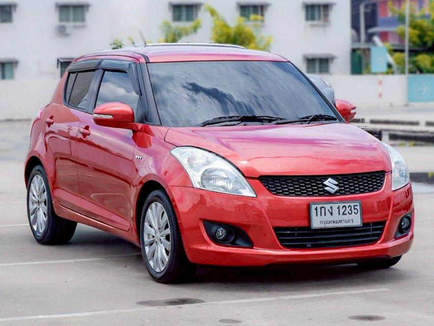 Suzuki Swift 1.25 GLX เกียร์ Auto สีส้ม ปี 2012 (ตัวท็อป)