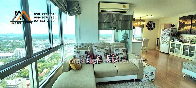 คอนโด LPN Ville แจ้งวัฒนะ-ปากเกร็ด ห้องใหญ่ 2 นอน ห้องมุมวิวพระอาทิตย์ตกสะท้อนแม่น้ำเจ้าพระยา สวย พร้อมอยู่ เฟอร์นิเจอร์ครบ กลางคืนห้องกระจกชมดาว 13