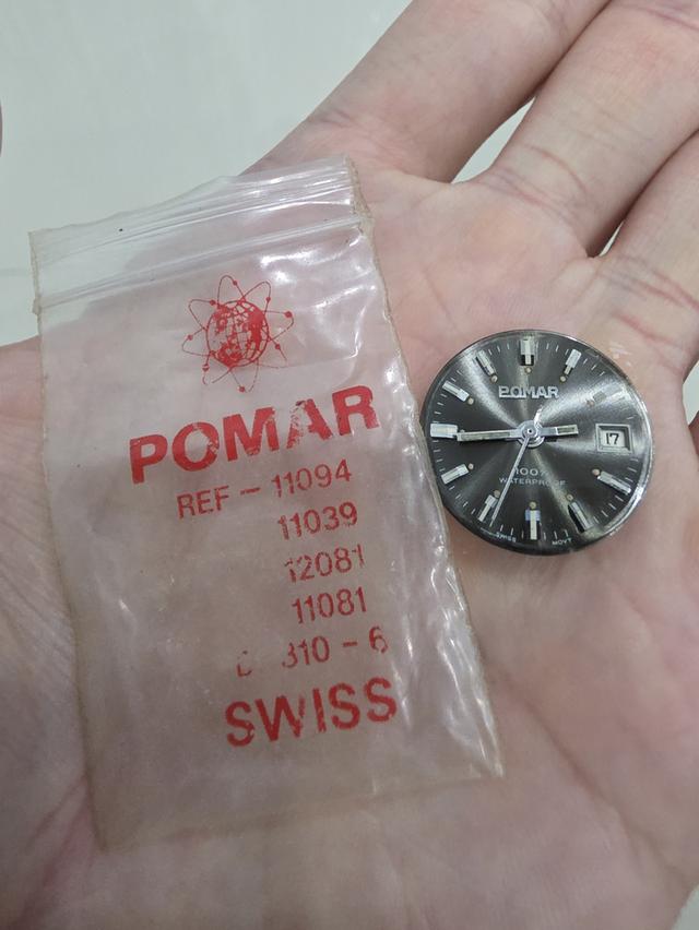 A.อะไหล่เครื่อง นาฬิกา ยี่ห้อ Pomar โพม่า ของสะสม สวยหายาก ขายตามสภาพ พร้อมส่ง