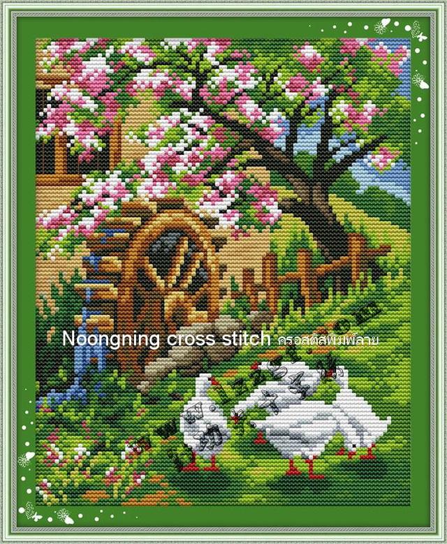 ร้าน Noongning Cross stitch ครอสติสพิมพ์ลาย จำหน่ายอุปกรณ์ครอสติส ภาพติดเพชร1644 2