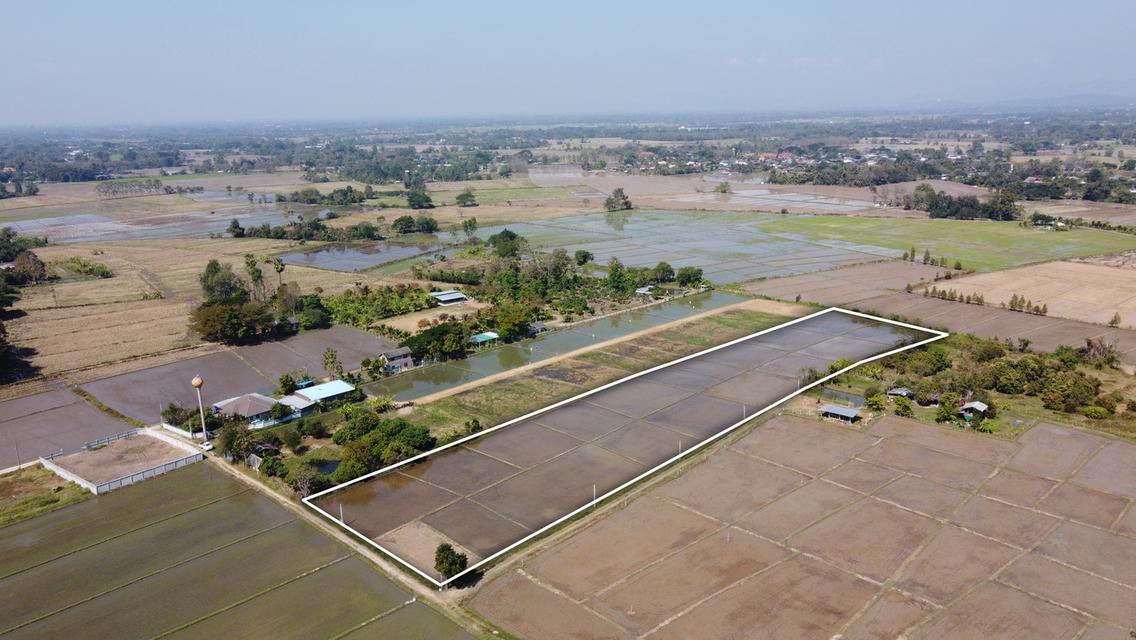 ขายที่ดิน 6-3-71 ไร่ ติดลำเหมือง 3 ด้าน น้ำ-ไฟพร้อม ใกล้กรมที่ดินสันกำแพง 800 เมตร 4