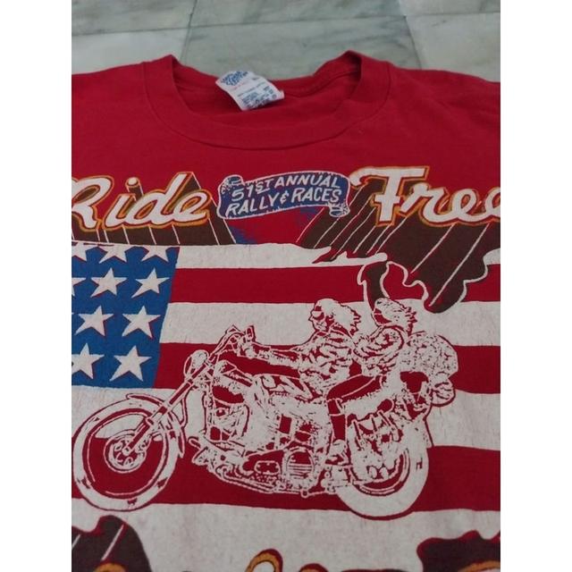 เสื้อยืดแขนสั้น แนวไบค์เกอร์ Sturgis,S.D.Ride & Free 51st Anniversary 1991 แท้ มือสอง สภาพดี ของพร้อมส่งครับ รูปย่อยที่ 3