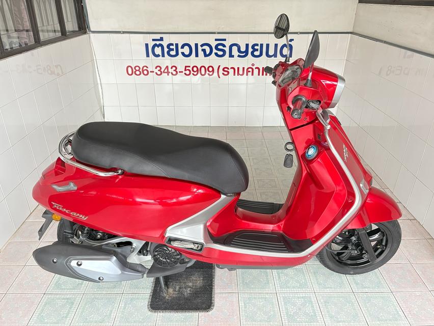 Tuscany150 Keyless สมุดคู่มือครบ ผ่อนได้ ไม่ต้องค้ำ รถมือเดียว สภาพซื้อจอด เครื่องดี ศูนย์ดี ชุดสีไร้รอย วิ่ง5000 กลางปี67 3