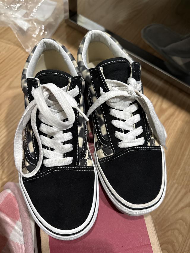 Vans Old Skool (blur check) Black/Classi ลายพิเศษ