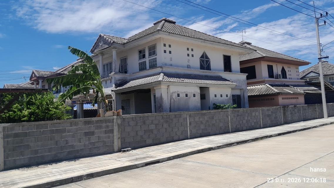 ขายบ้านรังสิตยครนายก 65 คลองสอง เลขบ้านตอง3หลัก สองชั้น 3 ห้องนอน 3 ห้องน้ำ 58 ตรว 10