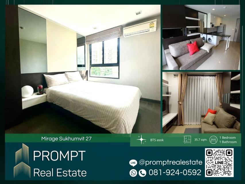 MN04424 - Mirage Sukhumvit 2 - 35.7 sqm - BTS Asok 1