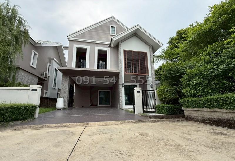 ขายบ้านหรู หมู่บ้านมิลตัน เรสซิเดนซ์ รามอินทรา หลังใหญ่พิเศษ เงียบสงบเป็นส่วนตัว หลังสุดท้ายของซอย 1